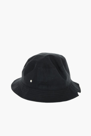 Cappello Bucket in Tessuto Tech con Orlo Ampio