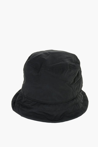 Cappello Bucket in Tessuto Tech con Logo