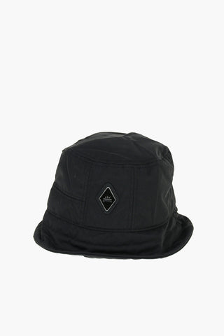 Cappello Bucket in Tessuto Tech con Logo