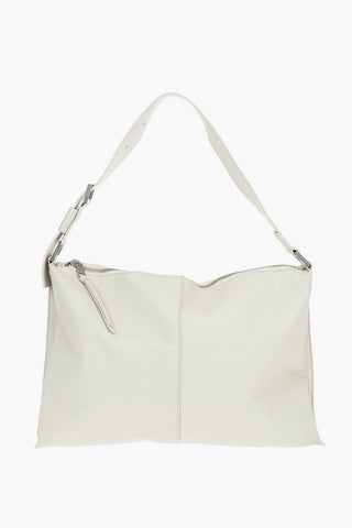 zip closure textured leather EDBURY shoulder bag