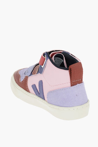 Sneakers Alte SMALL V-10 in Pelle con Chiusura in Velcrp