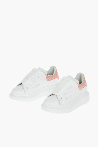 Leather LARRY  Sneakers with Crocodile Effect Detail