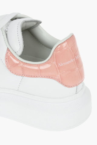 Leather LARRY  Sneakers with Crocodile Effect Detail