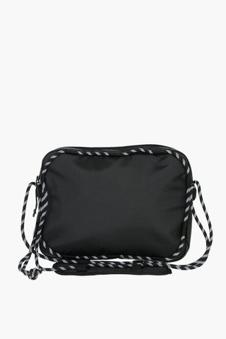 Double rope handle RYV AIRLINER crossbody bag