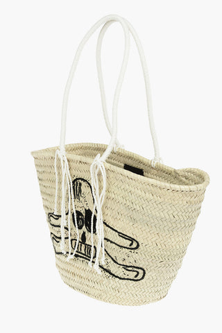 Rafia Maxi Basket Bag 