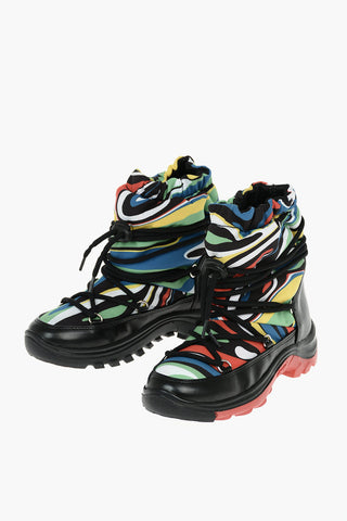 water-repellent snow boots