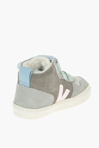 Touch Strap Closure Suede  SMALL V-10 High-Top Sneakers