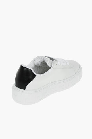 Printed Leather Sneakers