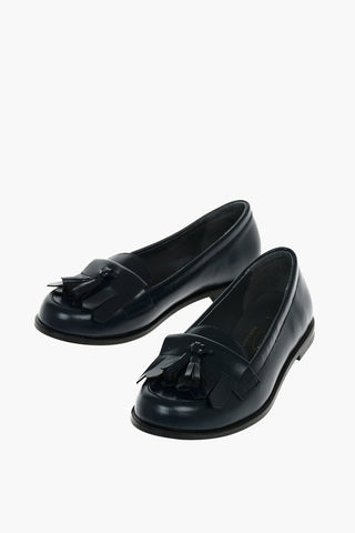 Leather THEA Flat ballet with Tassel