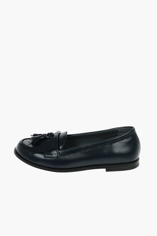 Leather THEA Flat ballet with Tassel
