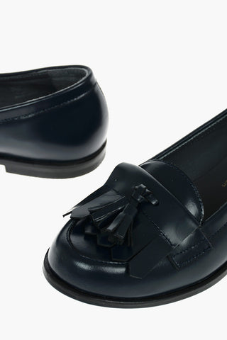 Leather THEA Flat ballet with Tassel