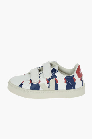 All Over Printed Textured Leather MALIKA Sneakers