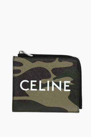 Portafoglio Camouflage con Chiusura Zip