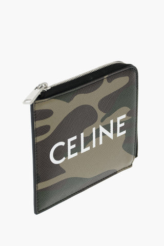Portafoglio Camouflage con Chiusura Zip