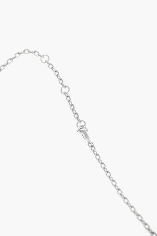 collana in argento con pendente a croce