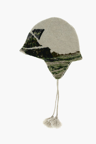 Knitted Trooper Hat with Pom Pom