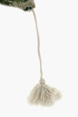 Knitted Trooper Hat with Pom Pom
