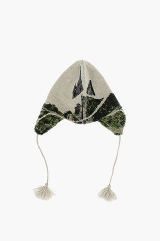 Knitted Trooper Hat with Pom Pom