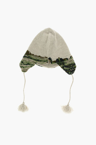 Knitted Trooper Hat with Pom Pom