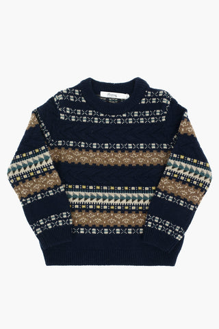 Wool Blend TIAM Crew-Neck Sweater