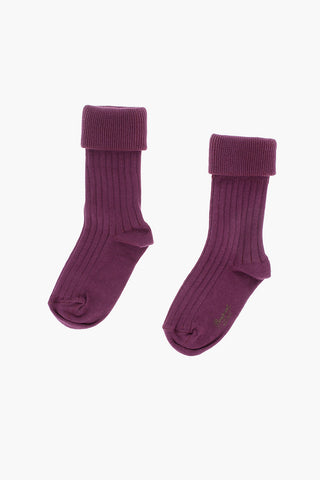 ribbed stretch socks
