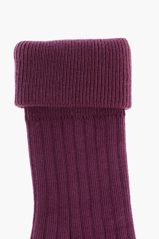 ribbed stretch socks