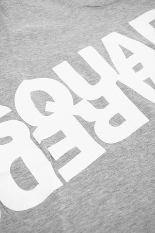 logo printed solid color crew-neck t-shirt