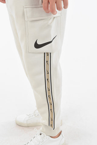 Logoed Side Band Standard Fit Cargo Joggers