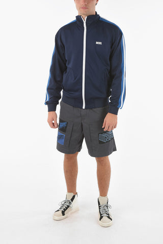 Mock Neck S-KRAIM Front Zipped Sweatshirt