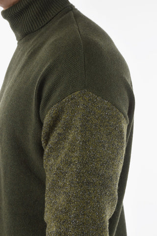 Cashmere Wool Blend K-MEL Turtleneck Sweater