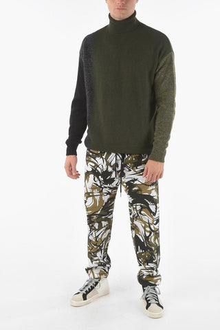Cashmere Wool Blend K-MEL Turtleneck Sweater