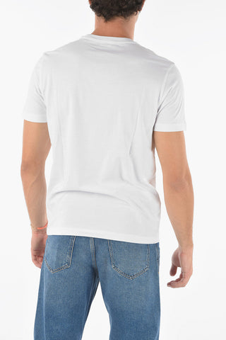 Crewneck T-DIEGOS-K35 T-shirt with ONLY THE BRAVE Print