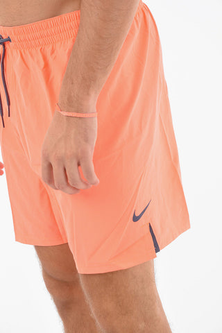 Einfarbige Boxer-Badehose