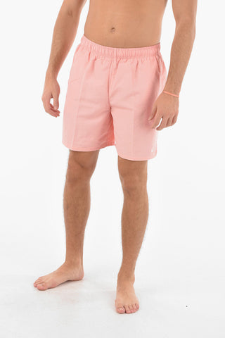 SWIM Solid-Color Boxer Swim Trunks