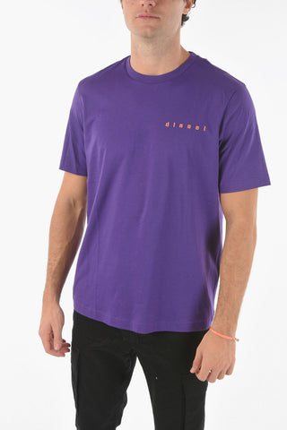 Crewneck T-JUST-N44 T-shirt with Duplex Print