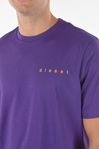 Crewneck T-JUST-N44 T-shirt with Duplex Print