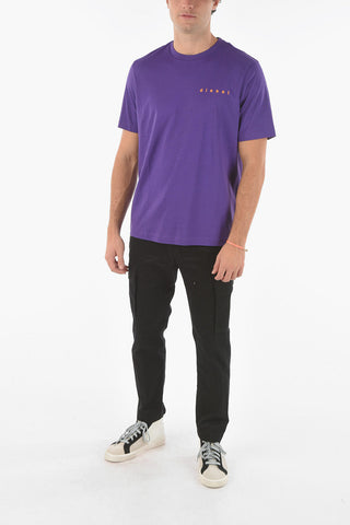 Crewneck T-JUST-N44 T-shirt with Duplex Print