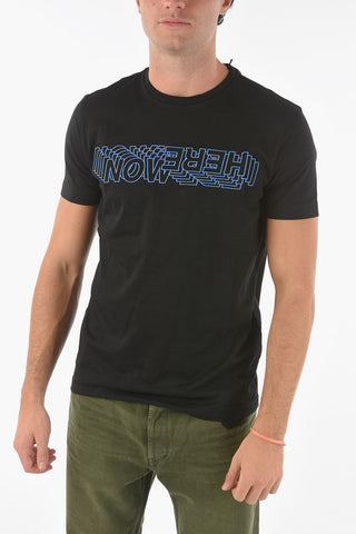Embroidered T-DIEGOS-X70 Cotton T-Shirt