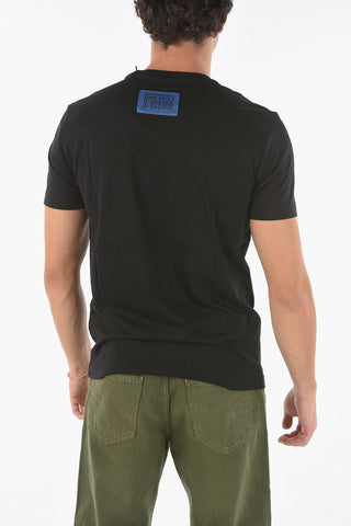 Embroidered T-DIEGOS-X70 Cotton T-Shirt