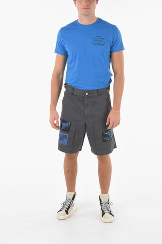 Embroidered Patch P-DUGA-SHO Cargo Shorts