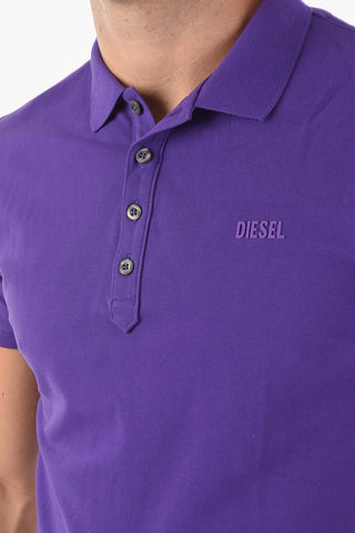 Polo in Cotone T-HEAL-HD con Logo in Rilievo