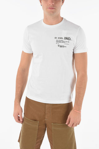 T-shirt girocollo T-DIEGOS-N21 con Stampa in Lettering