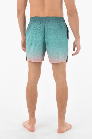 SWIM Costume da Bagno Boxer con Logo All Over