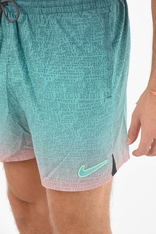 SWIM Costume da Bagno Boxer con Logo All Over