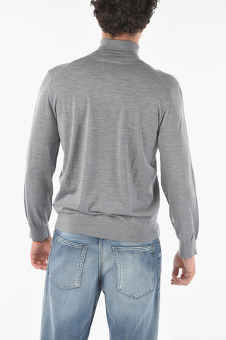 ZZEGNA turtle-neck wool sweater