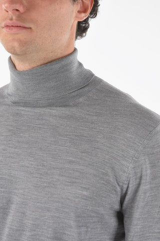 ZZEGNA turtle-neck wool sweater