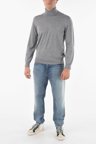 ZZEGNA turtle-neck wool sweater