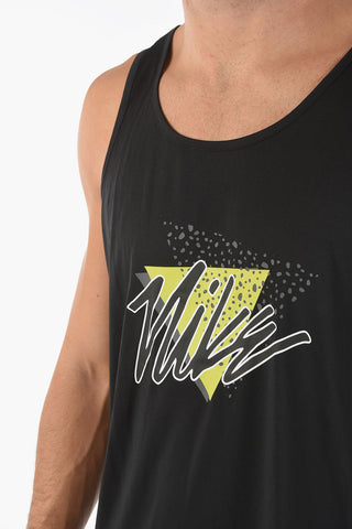 SWIM Tank Top Dri- Fit con Logo Stampato