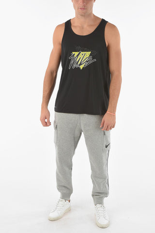 SWIM Tank Top Dri- Fit con Logo Stampato