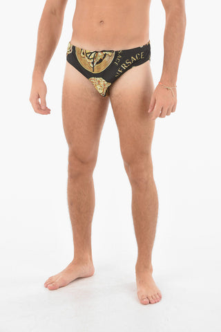 Golden Medusa Printed Briefs Swim